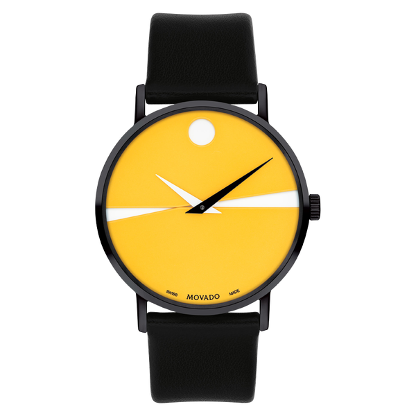 dong ho Carmen Herrera X Movado white yellow